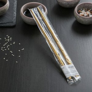 Палочки для суши Bacchette, 21 см, цвет золото