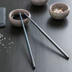 Палочки для суши Bacchette, h=21 см, цвет чёрный