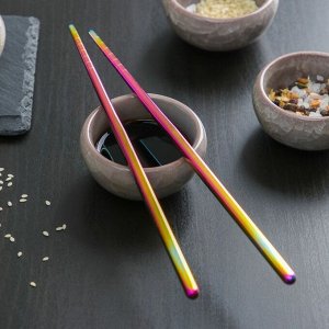 Палочки для суши Bacchette, h=21 см, цвет хамелеон