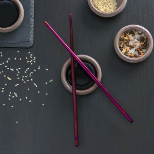 СИМА-ЛЕНД Палочки для суши Bacchette, длина 21 см, цвет фиолетовый