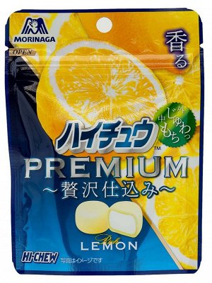Конфеты  жевательные Hi-Chew Premium со вкусом лимона, Morinaga, 35г., 1/10/120