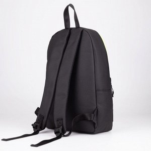 Рюкзак из искусственной кожи TEXTURA, 41 х 28 х 10 см, цвет чёрный