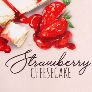 Этель Набор подарочный Strawberry: полотенце, кисть