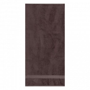 Полотенце махровое Лондон 30х60см, серо-коричневый, хл100%, 430г/м