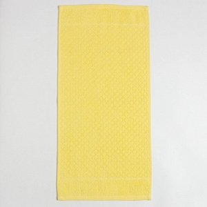 Полотенце махровое Love Life Silky dream 30х60 см, жёлтый, 100% хл
