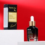 FarmStay DR-V8 Ampoule Solution Black Snail - Ампульная сыворотка с муцином черной улитки, 30 мл