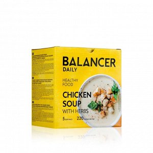 Коктейль BALANCER DAILY со вкусом «Куриный суп с зеленью», 5 шт.