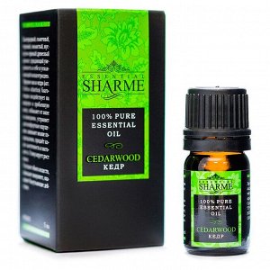 Натуральное эфирное масло Sharme Essential «Кедр», 5 мл.
