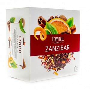 Чайный напиток TeaVitall Anyday «Zanzibar», 38 фильтр-пакетов