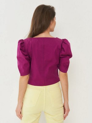 Блузка женская 7221-30031   БХ22 тёмная фуксия