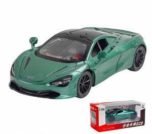 Модель мет. "McLaren 720S" 1:32 инерц. свет, звук, открыв. двери и капот арт.1901-7/71369