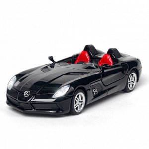 Модель мет. "Mercedes SLR" 1:32 двухместный инерц. свет,звук.открыв. двери арт.8939b/71374