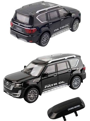 Модель мет. "Nissan Patrol" 1:32 инерц. свет, звук открыв. двери, багажник и капот арт.C323/71372