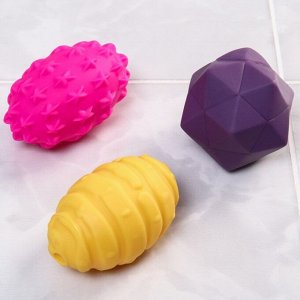 Набор игрушек для игры в ванне «Геометрические формы», 6 игрушек, цвет МИКС