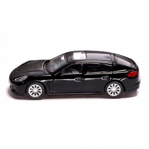 Машина металлическая PORSCHE PANAMERA TURBO, 1:43, цвет чёрный