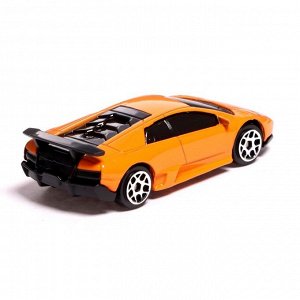 Машина металлическая LAMBORGHINI MURCIELAGO LP 670-4 SV, 1:64, цвет оранжевый