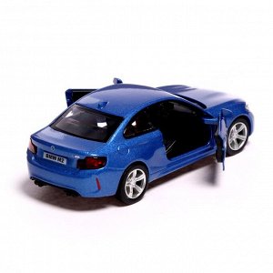 Автоград Машина металлическая BMW M2 COUPE, 1:32, инерция, открываются двери, цвет синий