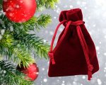 Подарочный мешочек бархатный (8.5*6.5см)