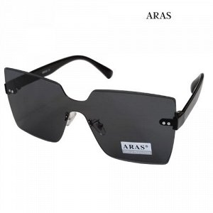 Очки солнцезащитные ARAS, черные дужки, 54145-8891 с4, арт. 354.115