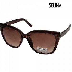 Солнцезащитные женские очки  SELINA коричневые