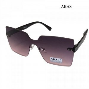 Очки солнцезащитные женские ARAS, черные дужки, 54145-8891 с3, арт. 354.109