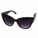 Солнцезащитные женские очки, чёрные, 54706-9908 С4, арт.354.241
