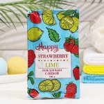 Laboratory Katrin 433479 Соль для ванн с пеной Happy Клубника и лайм 100 г  # NEW