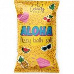Laboratory Katrin 433165 Соль шипучая  д/ванн с шиммером Candy bath bar &quot;Aloha&quot; 100 г  #  NEW