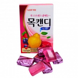 LOTTE Леденцовая карамель "THROAT CANDY (MIX BERRY)"