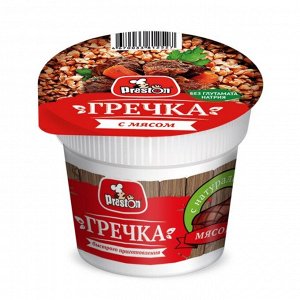 Гречка с мясом в стакане, 55 г