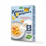 Хлопья овсяные со сливками Кашка-Минутка с персиком, 215 г
