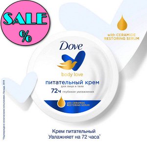 Dove крем питательный универсальный для лица и тела, смягчает и увлажняет 150 мл