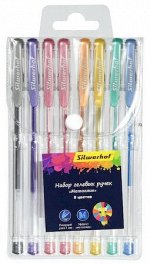 Набор гелевых ручек  8цв металик &quot;Цветландия Metallic&quot; (1024506) SILWERHOF {Китай}