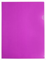 Папка-уголок (плотная) Double Neon DNECPINK 0.18мм розовый (1481125) Бюрократ {Россия}