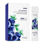 Увлажняющая маска с экстрактом черники Bioaqua Blueberry Arbutin Moisturizing Mask, 4мл*20шт