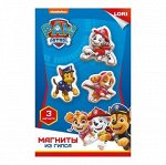 Магниты из гипса Щенячий патруль Гонщик, Скай и Маршал, арт.Мс-005