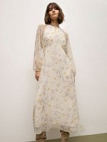 Платье с цветочным принтом PL1092/flowder