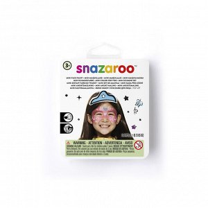 Мини-набор красок для лица Snazaroo "Праздничная маска", 3цв.*2мл, блистер