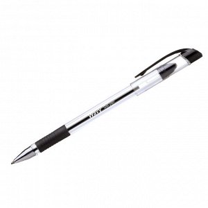 Ручка гелевая BG "Wavy" черная, 0,5мм, грип