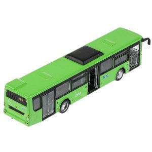 LIAZ5292-18-GN Модель металл АВТОБУС ЛИАЗ-5292 длина 18 см, двери, инерц, зеленый, кор. Технопарк в кор.2*36шт