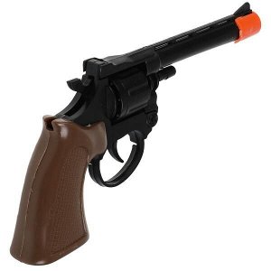 B1952923-R Револьвер для стрельбы пистонами 8 зарядов, пласт, блист.13*24*3см ИГРАЕМ ВМЕСТЕ в кор.2*60шт