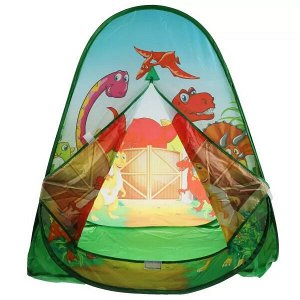 GFA-DINO01-R Палатка детская игровая 81х90х81см, в сумке ИГРАЕМ ВМЕСТЕ в кор.24шт