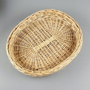 Хлебница со съёмной крышкой, 30x40x18 см, ручное плетение, ива