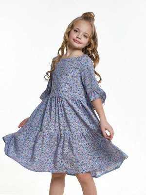 Платье (122-146см) 22-7809(1)голубой
