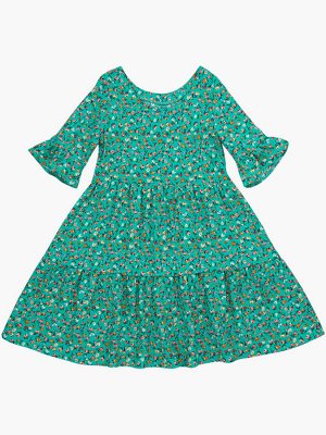 Платье (122-146см) 22-7809(2)зеленый