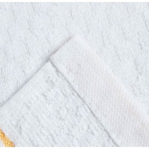 Полотенце махровое LoveLife Fancy, цвет белый, 30*70±3см, 100% хлопок, 250 гр/м2