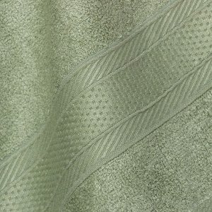 Полотенце махровое LoveLife Bamboo, цвет зелёный, 35*75±3см