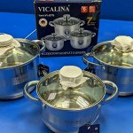 Набор кастрюль Vicalina 6 предметов