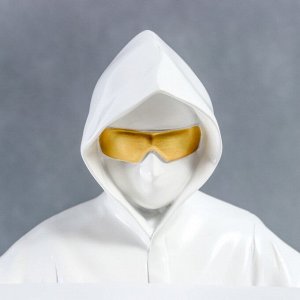 Сувенир полистоун подставка "Мужчина в белом костюме и золотых очках" 50х32 см