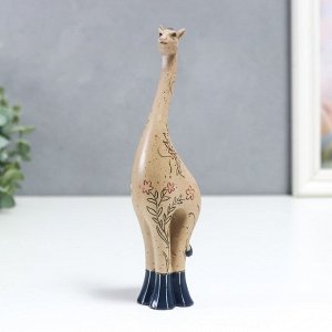 Сувенир полистоун "Прованс. Жираф с цветочками" 21х6х7 см